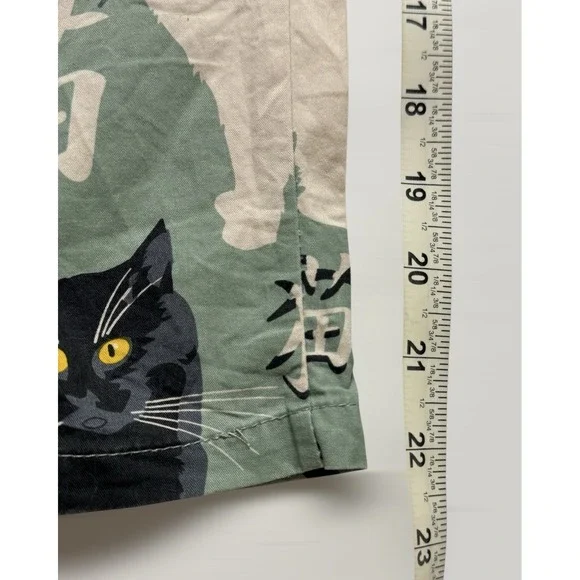 Kidoriman NekoKiti Baggy Cropped Cat Pants 2 Pairs Japanese Streetwear 2XL - Picture 12 of 12